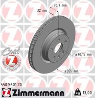 Remschijf COAT Z 550560120