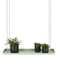 Esschert Design Plantenblad hangend rechthoekig L groen - thumbnail