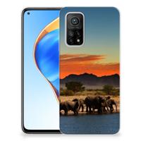 Xiaomi Mi 10T | 10T Pro | TPU Hoesje | Olifanten Xiaomi Mi 10T | 10T Pro | TPU Hoesje | Olifanten