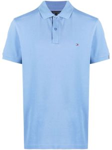 Tommy Hilfiger polo à logo brodé - Bleu