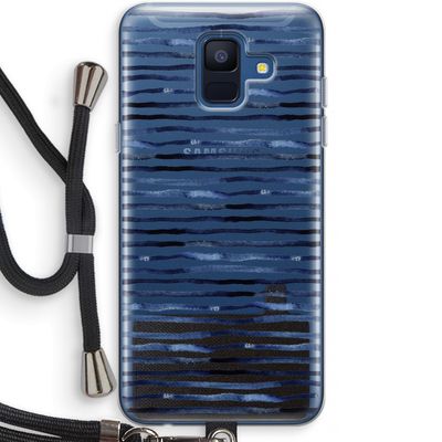 Verrassende lijnen: Samsung Galaxy A6 (2018) Transparant Hoesje met koord