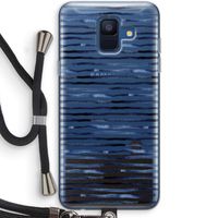 Verrassende lijnen: Samsung Galaxy A6 (2018) Transparant Hoesje met koord