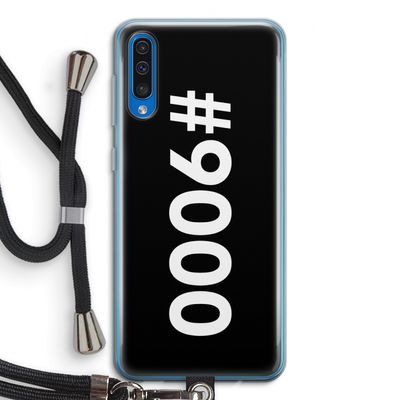#9000: Samsung Galaxy A50 Transparant Hoesje met koord