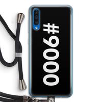 #9000: Samsung Galaxy A50 Transparant Hoesje met koord