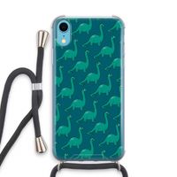 Diplodocus: iPhone XR Transparant Hoesje met koord