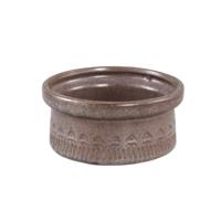 PTMD bloempot rail laag s donkerbruin 16 cm | 12 stuks