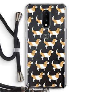 Doggy: OnePlus 7 Transparant Hoesje met koord