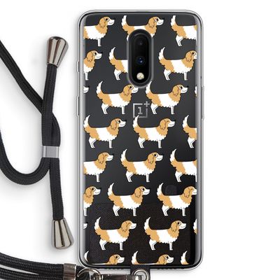 Doggy: OnePlus 7 Transparant Hoesje met koord