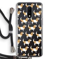Doggy: OnePlus 7 Transparant Hoesje met koord