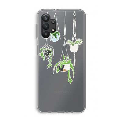 Hang In There: Samsung Galaxy A32 5G Transparant Hoesje