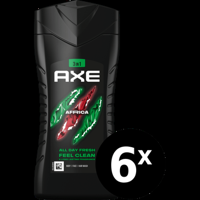 AXE 3in1 Douchegel Africa 250 ML x 6 stuks bij Jumbo