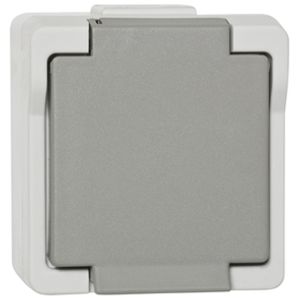 presto vedder waterdichte stekkerdoos 1 voudig grijs 106550
