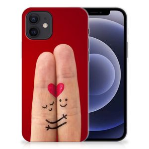 iPhone 12 | 12 Pro (6.1") Silicone Back Cover Liefde - Origineel Romantisch Cadeau