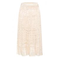 Culture - Beige | Dames | Rok | Beige | XXL | regular | Kamst mode