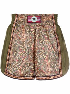 ETRO short de sport à patch logo - Vert