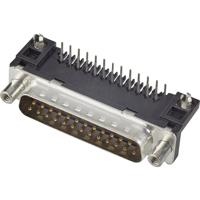 FCI D-SUB D37S13A4GX00LF D-sub female connector 90 ° Aantal polen: 37 Print 1 stuk(s)