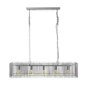 Hoyz - Hanglamp trax 120cm / Oud zilver