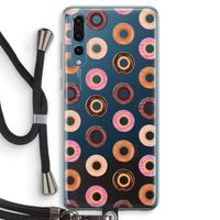Donuts: Huawei P20 Pro Transparant Hoesje met koord