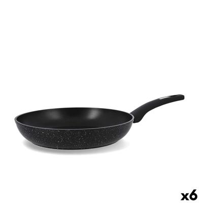 Pan Quid Estelar Zwart Metaal Ø 30 cm (6 Stuks)