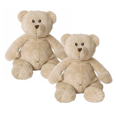 Happy Horse knuffel - 2x - beer Buster - 40 cm - beige - knuffelbeer - kraamcadeau - geboorte