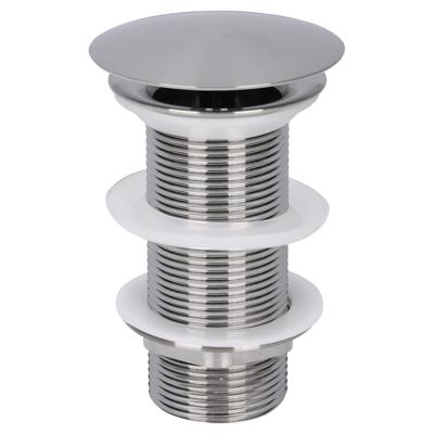 Differnz afvoerplug always open | L | mat chroom | 72mm