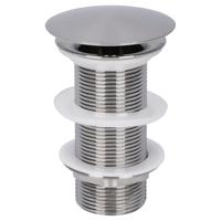 Differnz afvoerplug always open | L | mat chroom | 72mm