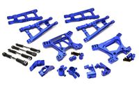 Integy Billet Machined Alloy Suspension Kit, Blue - Traxxas Rustler 4X4 - thumbnail