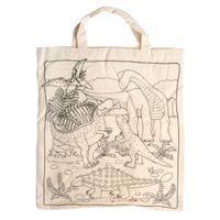 Goki katoenen tas - dinosaurus