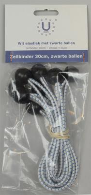 U-rope Zeilbinder 30 Cm, Zwarte Ballen (4) Default