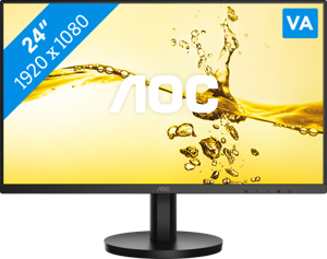 AOC 24B3HMA2 computer monitor 60,5 cm (23.8") 1920 x 1080 Pixels Full HD LED Zwart