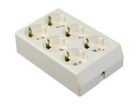 tafelcontactdoos 6-voudig+R/A zonder snoer