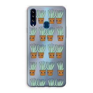 Sansevieria: Samsung Galaxy A20s Transparant Hoesje