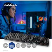 Bedraad Gaming Toetsenbord | USB Type-A | Mechanische Toetsen | LED | QWERTY | Scandinavisch | USB G