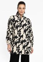 Yoek Bomber lang GISELE | Zwart | Maat 58/60 Yoek Bomber lang GISELE | Zwart | Maat 58/60
