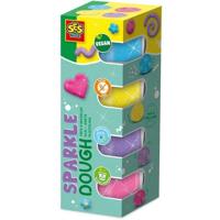 Argilla da modellare Feel Good - Glittering (4x90gr) - SES CREATIVE