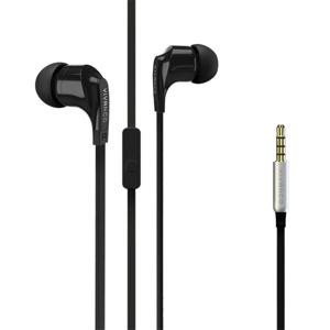 Vivanco Talk 4 In Ear oordopjes Kabel Zwart Headset, Vouwbaar