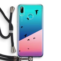 Fly away: Huawei P Smart (2019) Transparant Hoesje met koord