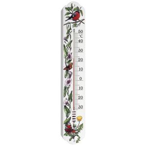TFA Dostmann Analoges Innen-Außen-Thermometer 12.3040.20 Thermometer Wit, Bloemen