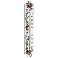 TFA Dostmann Analoges Innen-Außen-Thermometer 12.3040.20 Thermometer Wit, Bloemen