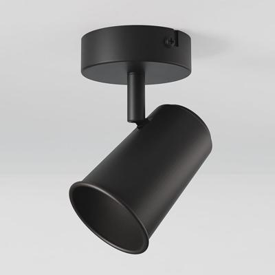 Riga - LED plafondlamp - Draaibaar en dimbaar - GU10 - Kantelbaar - Plafondspot - IP20 voor binnen - Zwart