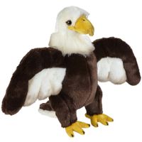 Pluche knuffel dieren Amerikaanse Zeearend roofvogel van 28 cm