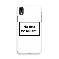 No time: iPhone XR Volledig Geprint Hoesje