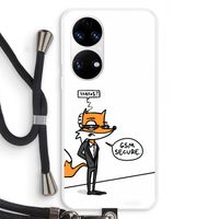 GSM secure: Huawei P50 Transparant Hoesje met koord