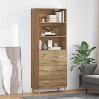 Hoge kast Artisan Eiken 69,5 x 32,5 x 180 cm Bewerkt hout
