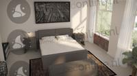 Opberg boxspring 200 x 200 cm- stofkleur 5022