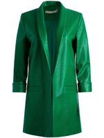 alice + olivia blazer Kylie en cuir artificiel - Vert