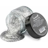 Superstar Glittergel - zilver - 15 ml - voor lichaam/gezicht en haar - festival - verkleedaccessoire