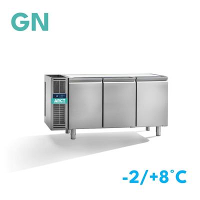 Dieptekoelwerkbank | 3 deurs GN | zonder werkblad | remote