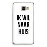 Ik wil naar huis: Samsung Galaxy A5 (2016) Transparant Hoesje
