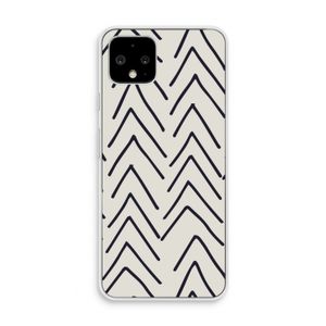 Marrakech Arrows: Pixel 4 Transparant Hoesje